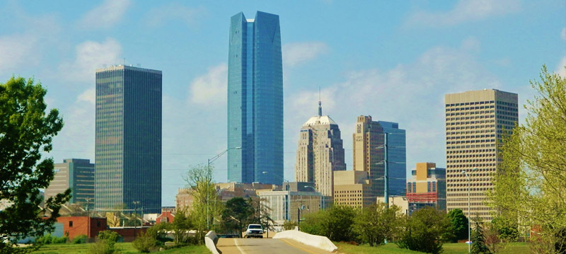 View of downtown Oklahoma City, OK