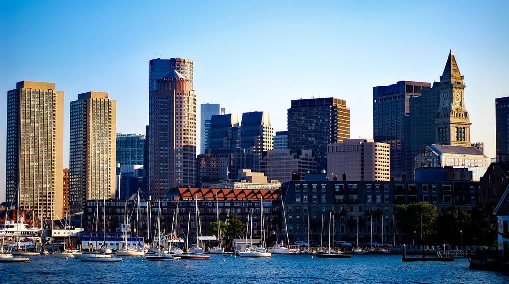 A view of Boston Harbor