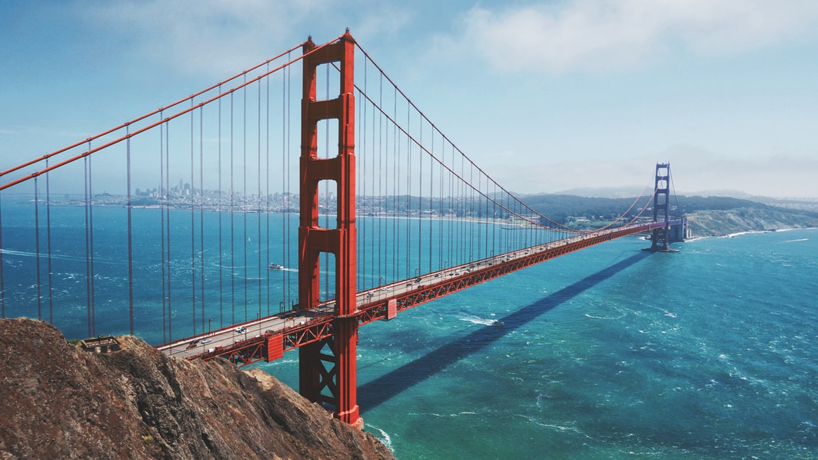 A view of San Francisco's Golden Gate Bridge