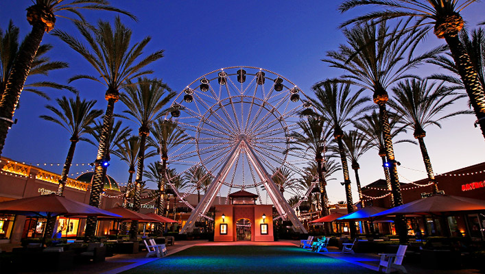 Giant Wheel at Spectrum Center in Irvine, CA