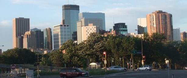 A view of Twin Cities, MN
