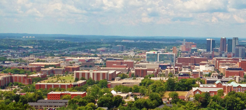 University of Alabama's campus in Birmingham
